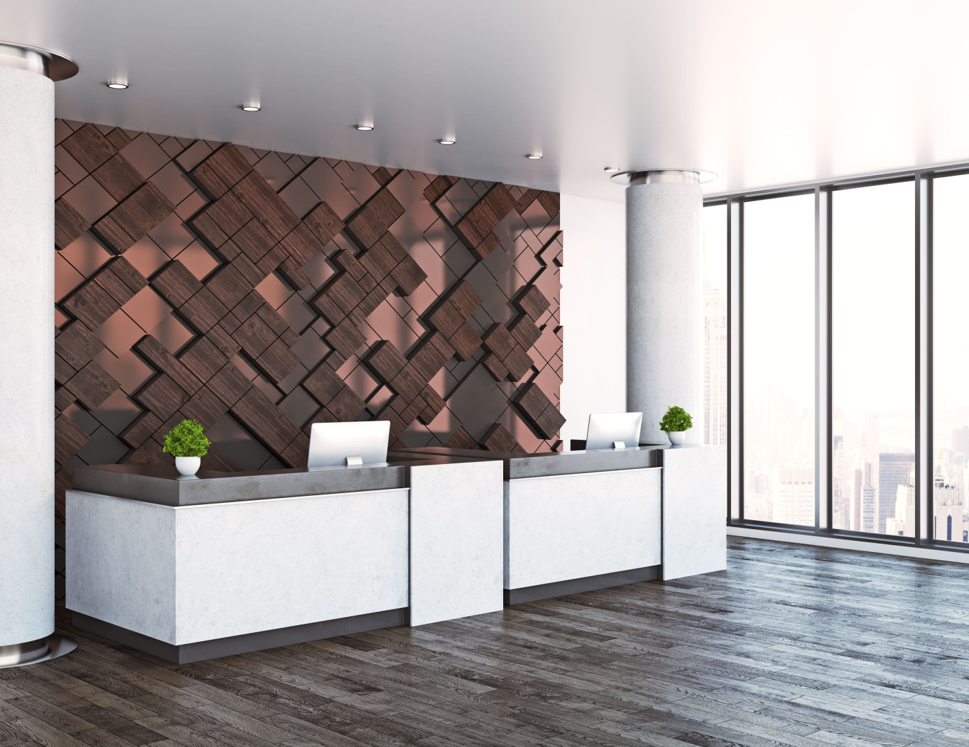 Стойка ресепшн Спандекс — фото № 1